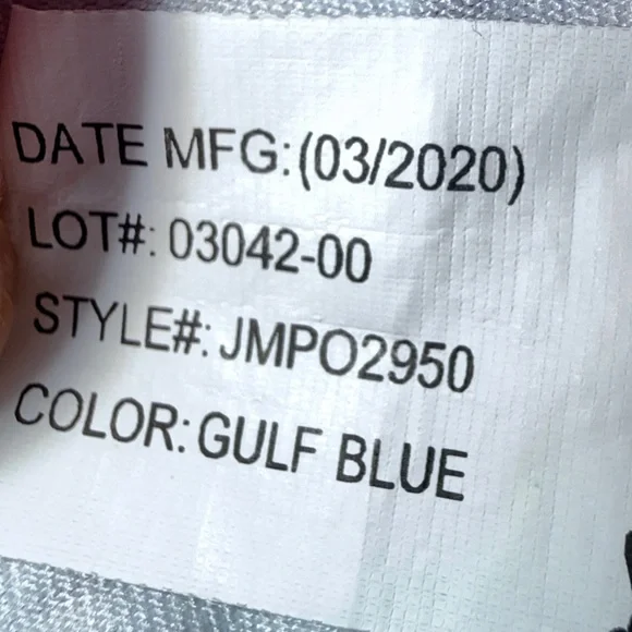 Johnnie-O Performance Golf Polo Shirt Men’s L Blue Micro Print Stretch - Picture 13 of 13